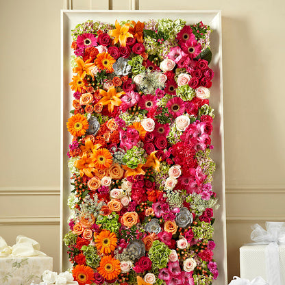 Fresh Picked Floral Wall –  The Whiting Flower Shop, Whiting IN