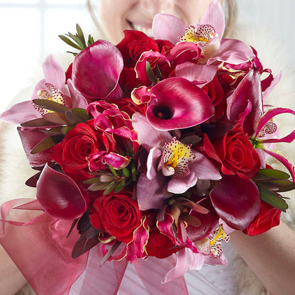 Heart of Hearts Bouquet –  The Whiting Flower Shop, Whiting IN