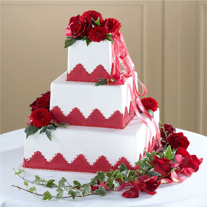 Forever Happiness Cake Decor –  The Whiting Flower Shop, Whiting IN